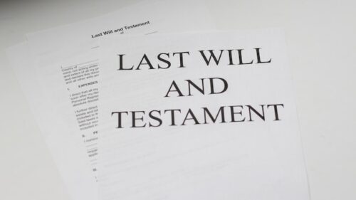 copy of someone's will